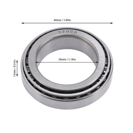 SPYMINNPOO Rojas de Dirección del Scooter, 32906 48 Mm 30 Mm de 13 Mm Conexión de Rodamiento de Rodillos Cónicos, Instalación Fácil y Actualización