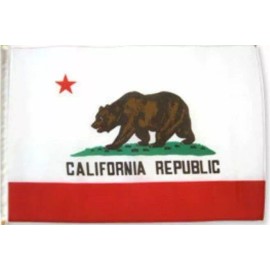 RFCO 12x18 12"x18" State of California SuperPoly Boat Car Flag (sleeve)