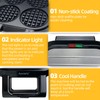 Aoruru Waffle Maker Nonstick Belgian Waffle Iron with Indicator Light