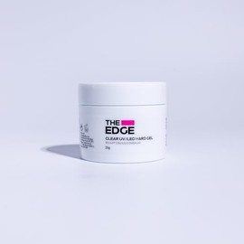 THE EDGE Clear UV/LED Hard Gel 25g - Durable Overlay/Scultping Nails