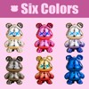DONGYG Cute Lighter Windproof Refillable with Adjustable Flame,Unique Keychain Design,for