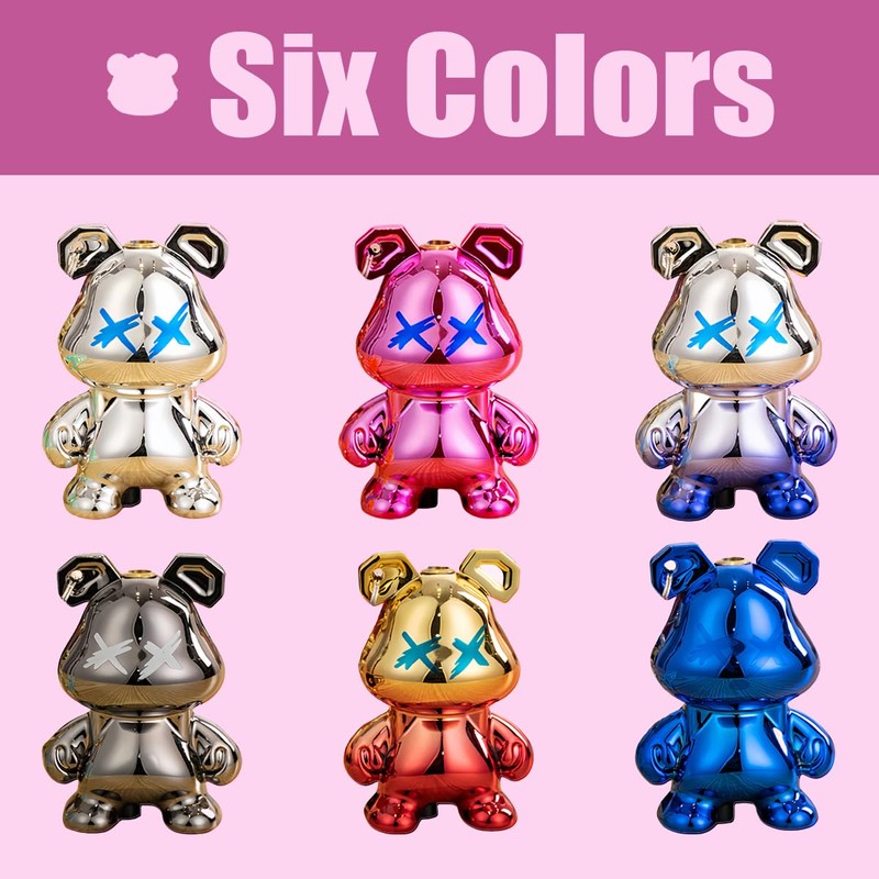 DONGYG Cute Lighter Windproof Refillable with Adjustable Flame,Unique Keychain Design,for