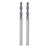 uxcell 2pcs 6mm Dia 6mm Shank Square Nose End Mill