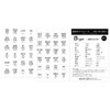 REMITA Seasoning Labels Water-Resistant Seasoning & Spices B Type White