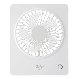 THREEUP DF-T2010-WH Three-Up Rechargeable Ultra Thin Slim Desk Fan White