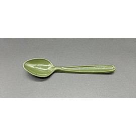 Kimmel Spoons, Tablespoons, Soup Spoons, Multi-Purpose Spoons, Pack of 6, Reusable, Plastic, Olive