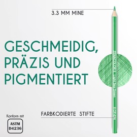 Zenacolor Zenacolor Buntstifte Set 72 Professionelles Buntstifte - Bleistifte für Malbücher - Stifte Set für Zeichnen
