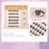 GECOMO #G6010 Lower False Eyelashes, Partial False Eyelashes, Straight Eyelashes,