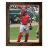 Yadier Molina - 14X17 Full Color Photo Sign With Wood