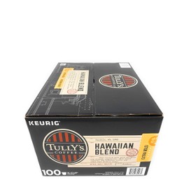 Tully's Coffee Hawaiian Blend K-Cup for Keurig Brewers (Pack of 100)