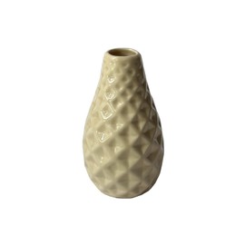 Ceramic Small Vase, Dry Flower Vases Minimalism Style Home Farmhouse Decor Vase for Living Room Office Dining Table Bedroom and Kitchen Shelf