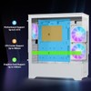 Raidmax i801 Tempered Glass Aqua View Case - Corner Structure-Free