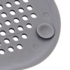 Hair Catcher Round Silicone Hair Stopper with Suction Cup Quick