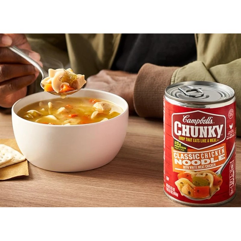 Campbell's Chunky Soup Chili Mac 16.3 Oz Can Case of