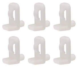TA-VIGOR 20Pcs Plastic Shelf Support Pegs, 5mm Cabinet Shelf Clips, Shelf -Locking Furniture Installation Accesorries for Kitchen Book Shelves Supplies