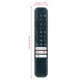 PERFASCIN RC813 FMB1 Replacement Voice Remote Control Fit for TCL Mini Led 8K Smart TV RC902V Far1 65S470G 70S470G 75S470G 85S470G 43S450G 50S450G 58S450G 65S450G 75S450G 85S450G 55Q670G 65Q670G
