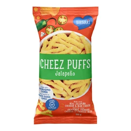 Barbara'S Bakery Cheese Puffs Jalapeno, 198 gram (Pack of 1) - Packaging May Vary