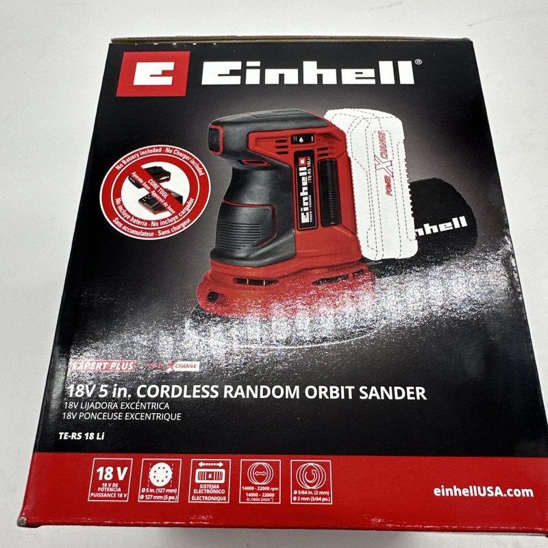 Einhell TE-RS 18V 5" Variable Speed Palm Sander TOOL ONLY