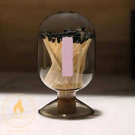 24 Count Sheet of Color Adhesive Match Striker Strip Stickers (2" x 1/2") | Replacement Stryker Stricker for Safety Matches | Peel & Stick Flint Lighter Pad for Craft Wooden Mach Book