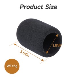 WIBOND Microphone Pop Filter for Razer Seiren X Microphone - Mic Cover Foam Windscreenl Customized for Razer Seiren X Streaming Microphone