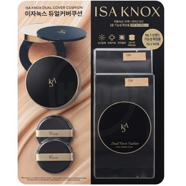 Isa Knox Dual Cover Cushion Set No. 21 Light Beige Special Set 1 main product + 2 refills + 2 puffs / 이자녹스 듀얼 커버쿠션 세트 21호 라이트 베이지 스페셜 세트 본품1개 + 리필2개 + 퍼프2개