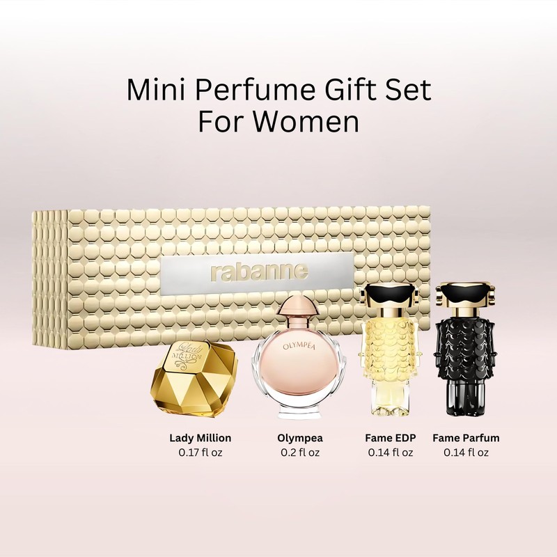 Paco Rabanne Perfume For Women Gift Set Mini Variety Splashes