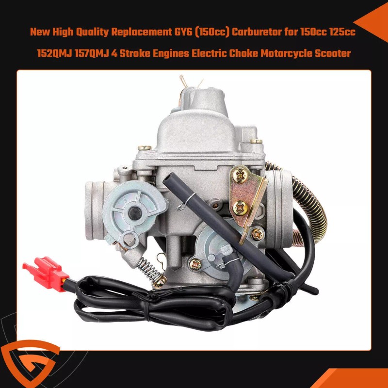 Gearzaar PD24J Carburetor for 4- Stroke GY6 125cc 150cc 152QMI