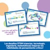 Learning Resources Stem Explorers Domino Action, Juguetes Stem para niños,