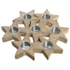 P.Tea-Light Dm.32 Wood Stars