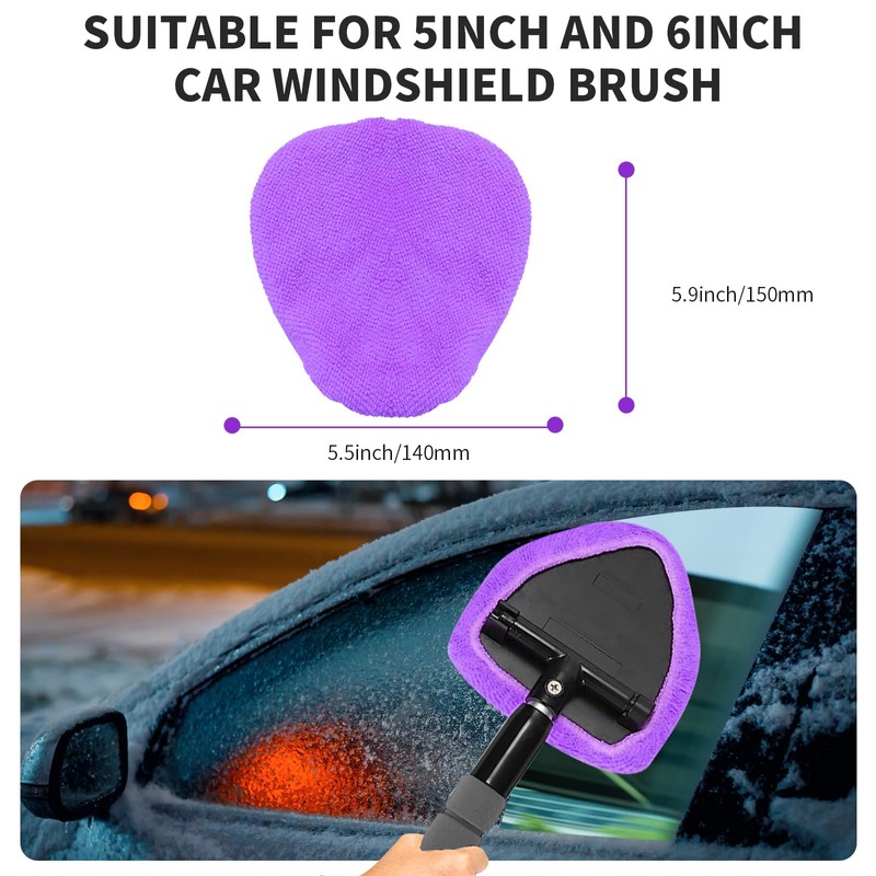 XINDELL 5 Pack Microfiber Pads – Replacement Heads Cover for