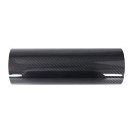 KRD PERFORMANCE 127mm (5") OD Straight Carbon Fiber Tube, 5 Inch Outer diameter, Length 300mm (11.8"), 1.5mm Thickness, 3K Twill Real Carbon Fiber Pipe