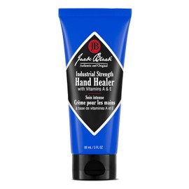 Jack Black - Crema de manos, fórmula PureScience, no grasa, calma las manos secas y agrietadas, con vitamina A y E, aceite de nueces de macadamia, 88.72 ml y 473.18 ml, Sin color, 88.72 ml (3 oz)