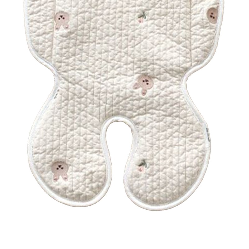 Soft Baby Stroller Seat Cushion Breathable Pure Cotton Infant Car