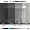 SOGOTING 48in LED Vanity Light, Dimmable 46W 3000K-5000K 5CCT Modern