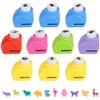 LoveInUSA Animals Hole Punch Set, 10PCS Kids Paper Craft Punches Decorative Hole Puncher for Crafting Scrapbook Nail Designs
