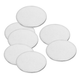 PATIKIL 33mm Steel Disc, 20Pcs Metal Stamping Blanks Tags Circle Round Metal Plate Strike DIY 304 Stainless Steel for Laser Engraving Stamping Craft Name Tag