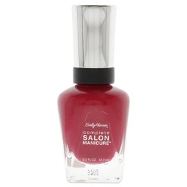 Sally Hansen Complete Salon Manicure Nail Polish, Red My Lips, 0.5 Fluid Ounce