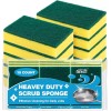 10 Heavy Duty Scrub Sponges Kitchen Extra-Large Cleaning Dishes Pots