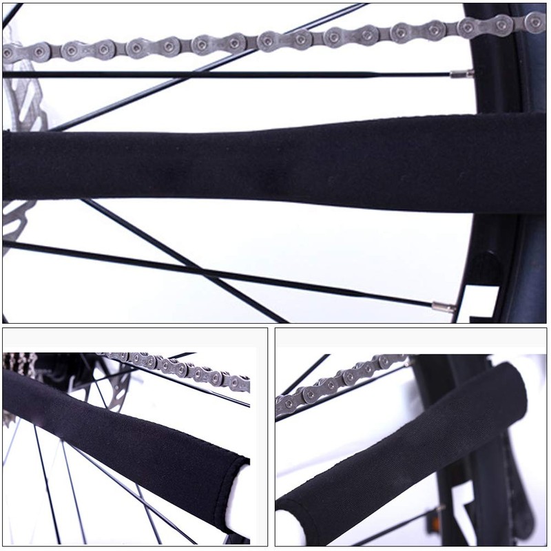 Alomejor 2pcs Frame Protector Chainstay Protector Frame Pad Cover