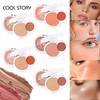 Face Blush Makeup for Cheeks 2 Tone Tint 5#