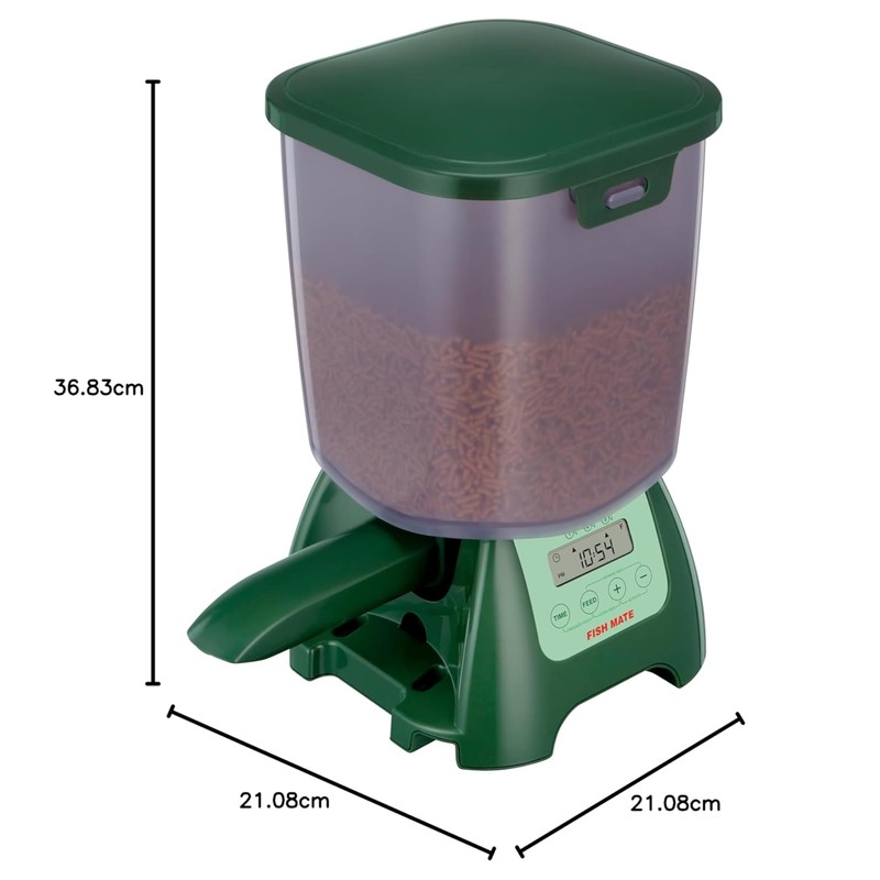 Fish Mate P7000 Automatic Pond Fish Feeder – Programmable LCD