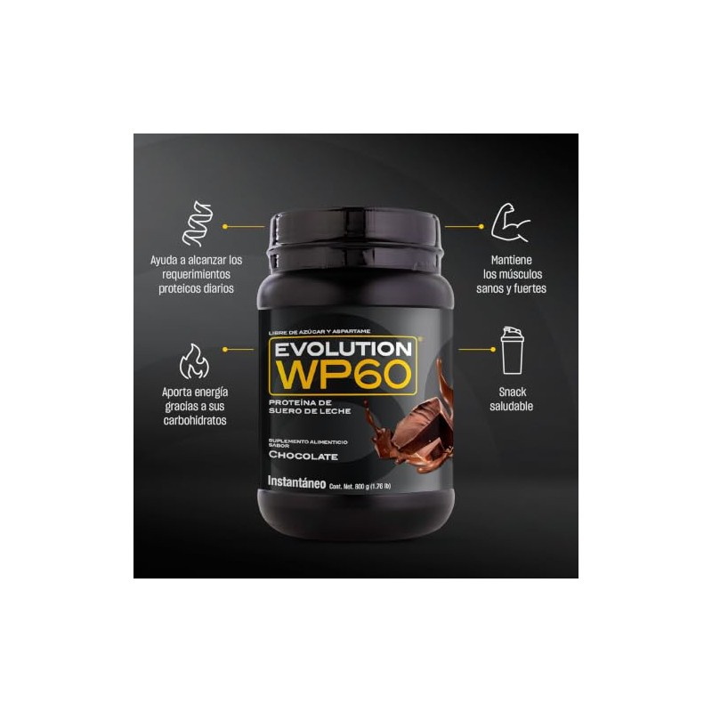 Evolution WP60 Proteína de Suero de Leche Microfiltrada