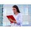 Better Office Products Red Plastic Clipboards, 12 Pack, Durable, 12.5