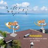 Pssopp 360 Degree Bird Away Reflective Spinning Device,Reflective Bird Devices
