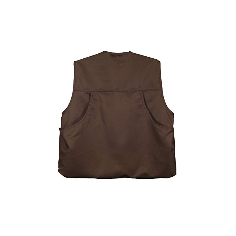 Gamehide Upland And Dove Lightweight Hunting Vest (Dark Brown, Large)