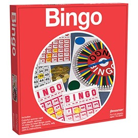 Pressman Toy Bingo in Red Box , 5"
