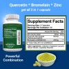 Quercetina Con Bromelina Y Zinc 60 Cápsulas Truthentics