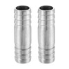 sourcing map 2Pcs 17x55mm Hose Barb Equal Pipe Fitting, 304
