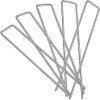 Garden Stake 100pcs Garden Landscape Staple Anti-Rust Securing Pegs Steel