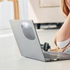 Realand 2Pcs Stick-On Laptop Mouse Holder - Elastic Case for